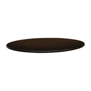 Topalit Smartline rond tafelblad wengé 80cm