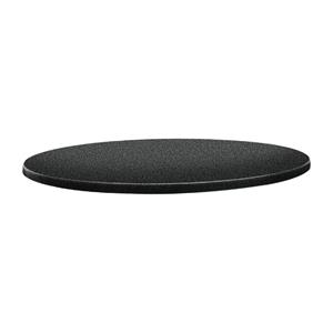 Topalit Classic Line rond tafelblad antracietcm