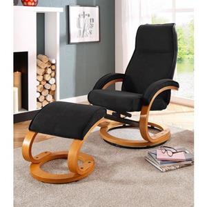 Home affaire Relaxfauteuil Paris in verschillende bekleding- en kleurvarianten, zithoogte 46 cm (2 stuks)