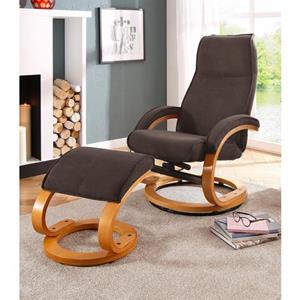 Home affaire Relaxfauteuil Paris in verschillende bekleding- en kleurvarianten, zithoogte 46 cm (2 stuks)