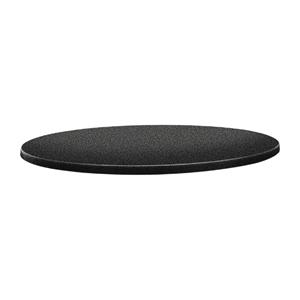 Topalit Classic Line rond tafelblad antraciet 80cm