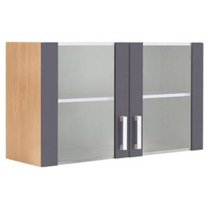 OPTIFIT Hängeschrank "Odense", 100 cm breit, mit 2 Türen mit Glaseinsatz