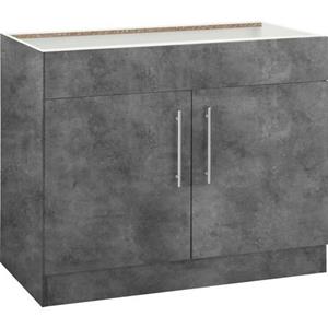 wiho Küchen Spülenschrank "Cali", 100 cm breit, ohne Arbeitsplatte