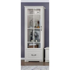 Home affaire Glasvitrine "Evergreen", UV lackiert, Tür mit Sicherheitsglas 4 mm, mit Soft-Close-Funktion