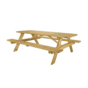 Thuishout Picknicktafel Deluxe 240 x 70 cm