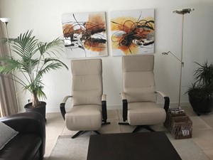 ShopX Leren relaxfauteuil matrix 623 bruin, bruin leer, bruine stoel
