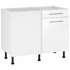 wiho Küchen Eckunterschrank "Ela", mit Metallgriffen