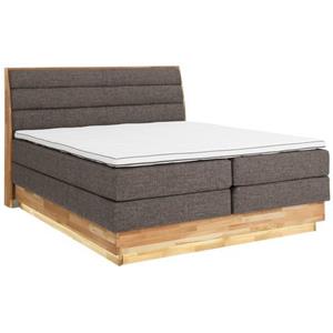 OTTO products Boxspringbett, LED-Beleuchtung, mit zertifizierten, recycelten Bezugsstoffen