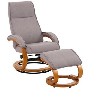 Home affaire Relaxfauteuil Paris in verschillende bekleding- en kleurvarianten, zithoogte 46 cm (2 stuks)