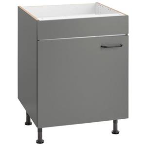 OPTIFIT Spülenschrank "Elga", Breite 60 cm,Soft-Close-Funktion,höhenverstellbare Füße,Metallgriff
