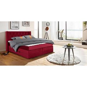 Places of Style Boxspringbett "Elegance", mit schöner Knopfheftung, in den Härtegraden H2 & H3, inkl. Schubladen