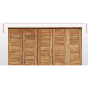 Premium collection by Home affaire Kroonlijst Tommy van massief wildeikenhout, geschikt voor verschillende kastbreedten