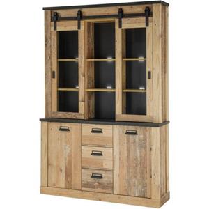 Buffet ¦ holzfarben ¦ Maße (cm): B: 132 H: 200 T: 37  - Möbel Kraft