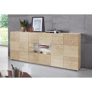 LC Dressoir Miro Breedte 181 cm met decoratieve zeefdruk