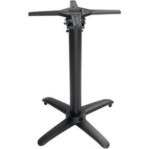 aluminium flip-top tafelpoot zwart