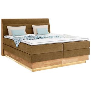 OTTO products Boxspringbett, mit LED-Beleuchtung, mit zertifizierten, recycelten Bezugsstoffen, mit Bettkasten, auch Härtegrad 4 erhältlich!