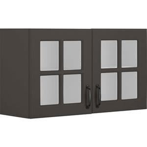 wiho Küchen Glashängeschrank "Erla", Front mit Glaseinsatz