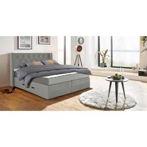 Places of Style Boxspringbett "Elegance", mit schöner Knopfheftung, in den Härtegraden H2 & H3, inkl. Schubladen