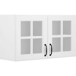 wiho Küchen Glashängeschrank "Erla", Front mit Glaseinsatz