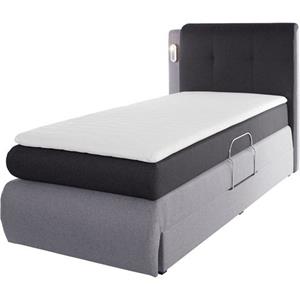 COLLECTION AB Boxspring Borna inclusief bedkist, ledverlichting en topmatras
