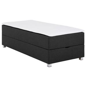 my home Boxspringbett "Alexis", ideal für Räume mit Dachschrägen,in 4 Breiten & Überlänge 220 cm wählbar, inkl. Topper und Bettkasten