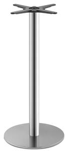 SCAB Tafelonderstel Tiffany - Hoogte 109 Cm - Ronde Poot - Ronde Voetplaat - Mat RVS