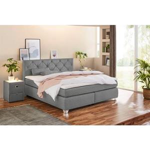 Jockenhöfer Gruppe Boxspring met topmatras en sierkussen