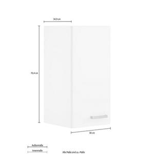 OPTIFIT Hängeschrank "Parma", Breite 30 cm