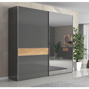 Places of Style Zweefdeurkast Onyx Spiegelkast hoogwaardig UV gelakt, soft-closefunctie