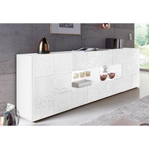LC Dressoir Miro Breedte 241 cm met decoratieve zeefdruk