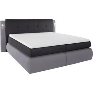 COLLECTION AB Boxspring Borna inclusief bedkist, ledverlichting en topmatras
