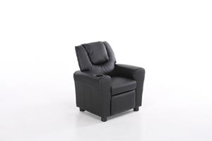 Huisenthuis.nl Relaxfauteuil Kids Zwart