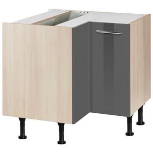 OPTIFIT Eckunterschrank "Bern", Breite 90x90 cm,1 Tür,höhenverstellbare Füße,Metallgriffe