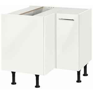 OPTIFIT Eckunterschrank "Bern", Breite 90x90 cm,1 Tür,höhenverstellbare Füße,Metallgriffe