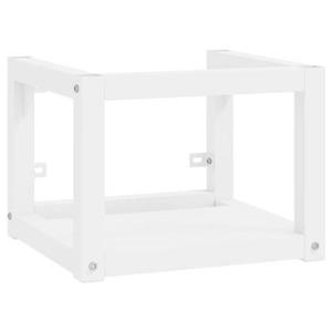 VidaXL Wastafelframe wandgemonteerd 40x38x31 cm ijzer wit