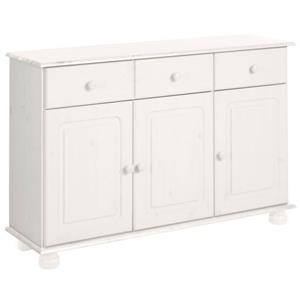Home affaire Dressoir Mette met gefreesde, bolvormige poten, breedte 120 cm