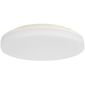 BES LED LED Plafondlamp - Plafondverlichting - Badkamerlamp - Andres - Opbouw Rond 20W - Waterdicht IP54 - Helder/Koud Wit 6400K - Mat Wit - Kunststof