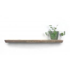 Wood Brothers Zwevende barnwood wandplank 100 x 18 cm