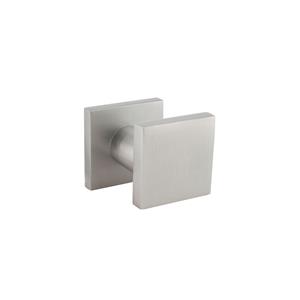 Deurknop vierkant 58x58mm aluminium