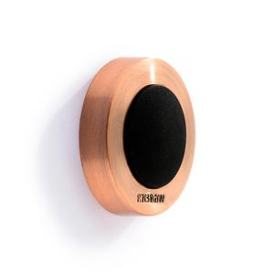Vloerglijders Deurstopper voor muurbevestiging (koper/zwart)