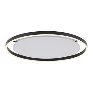 Leuchten Direkt LED Deckenleuchte Ritus in Schwarz 28W 3650lm