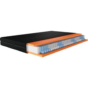 my home Pocketveringsmatras Black Diamond comfort 7-zones, h2 / h3 / h4, ergonomisch, ademend hoogte 20 cm