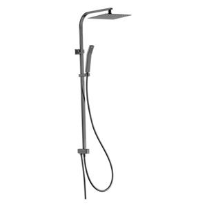 EsseBagno douchekolom set Essekadra 250x250mm gun metal