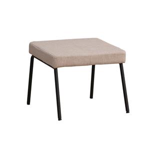 Bronx71 Hocker Espen Beige Gerecyclede Stof.