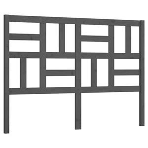 VidaXL Hoofdbord 166x4x104 cm massief grenenhout grijs