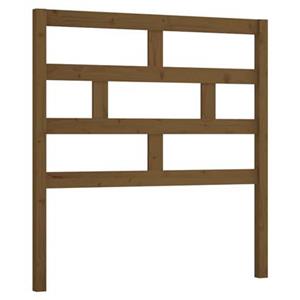 VidaXL Hoofdbord 106x4x100 cm massief grenenhout honingbruin