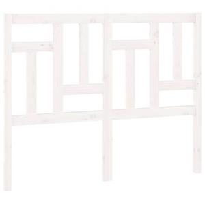 VidaXL Hoofdbord 145,5x4x100 cm massief grenenhout wit