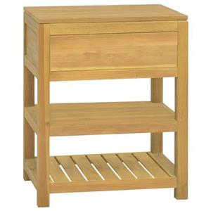 VidaXL Badkamerkast 60x45x75 cm massief teakhout