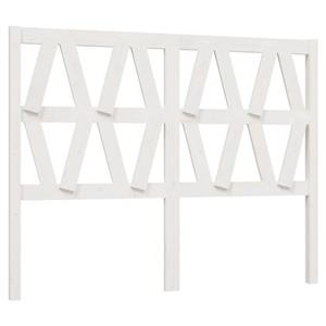 VidaXL Hoofdbord 166x4x100 cm massief grenenhout wit