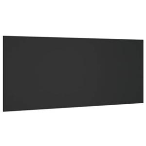 vidaXL Kopfteil Schwarz 200x1,5x80 cm Holzwerkstoff 